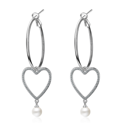 Long Heart Earrings 268