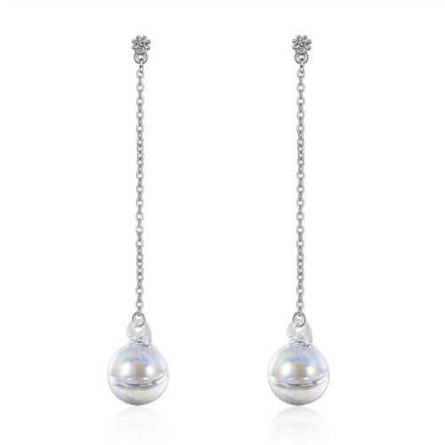 Glass ball earrings XZE309c