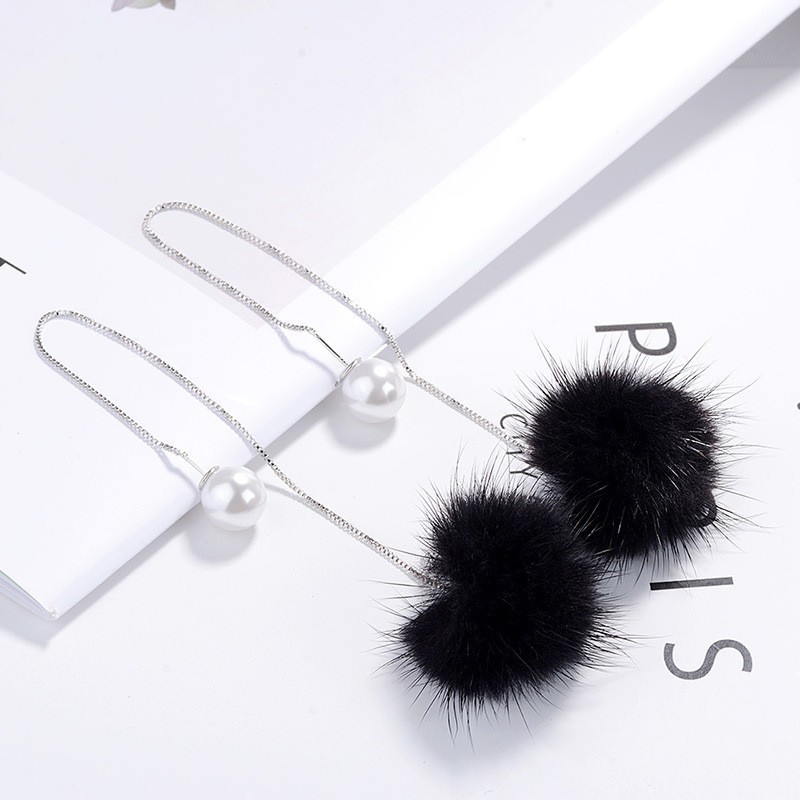 Plush Pearl Earrings XZE006b