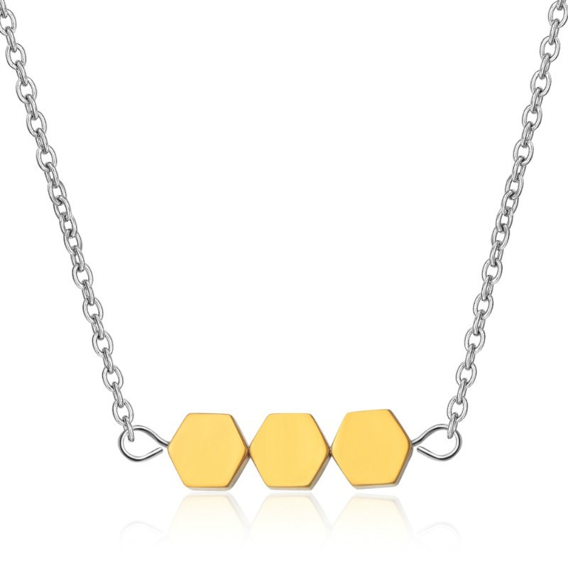 Hexagon necklace XZA369