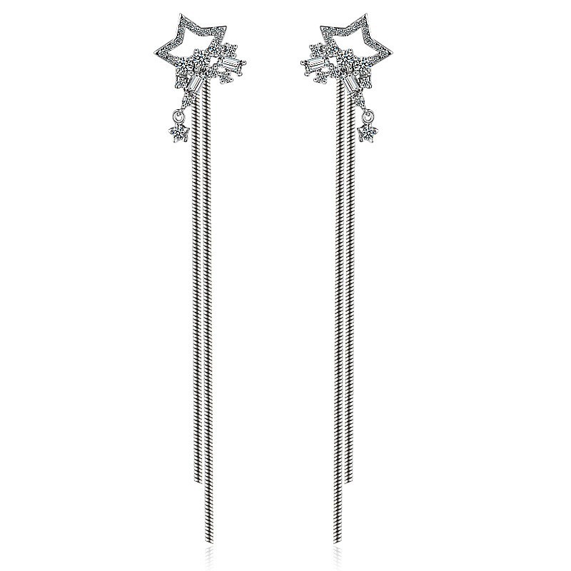star long earring 453