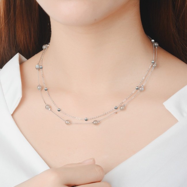 Double necklace XZA386a