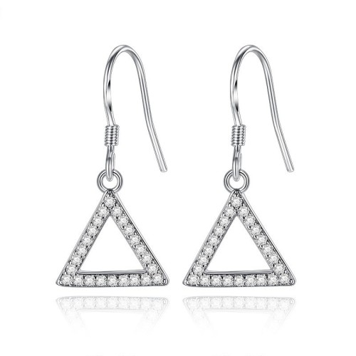 triangle earring wh 34