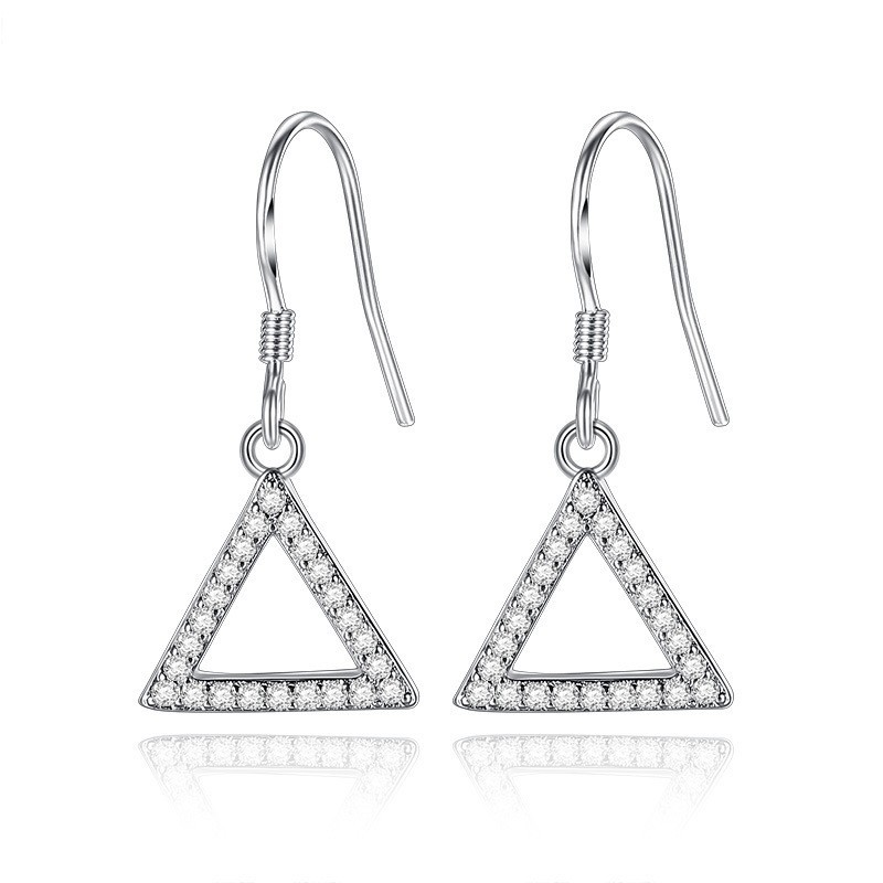 triangle earring wh 34