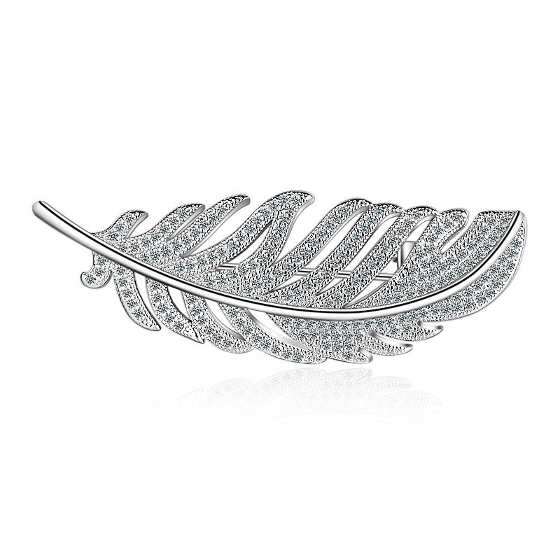 feather brooch XZB006w