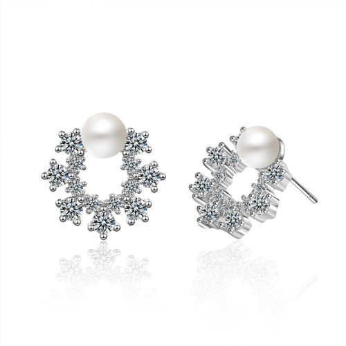 flower earrings XZE488