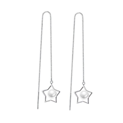 long star pearl earring wh 122