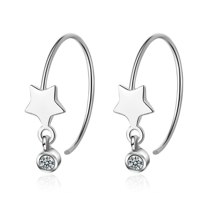 star round earring 376