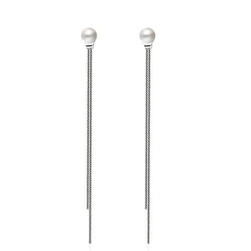 long pearl earring 409
