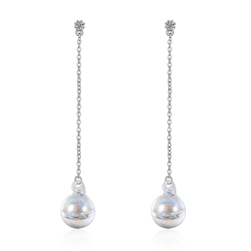Glass beads earring XZE309b