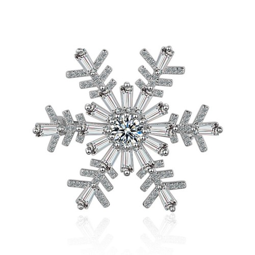 Snowflakes brooch XZB008w