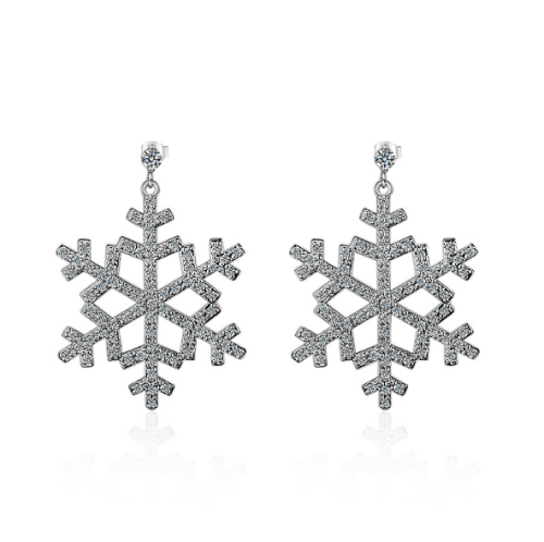 snowflakes earrings 525