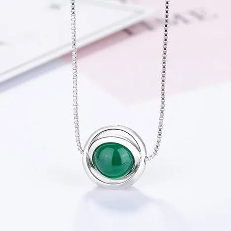 Agate necklace XZA291a