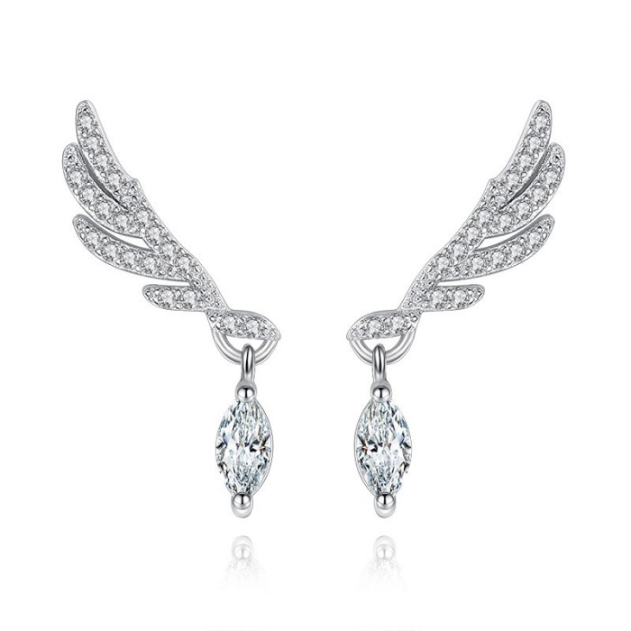 Angel wings earrings wh 26