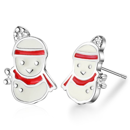 Christmas snowman earrings 631
