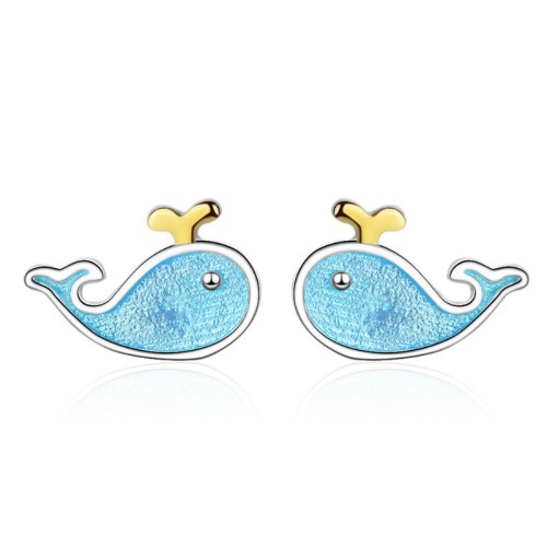 Whale earrings 588