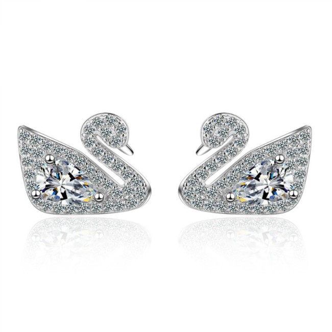 Swan earrings 790