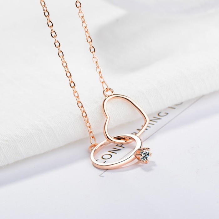 heart necklace XZA326a