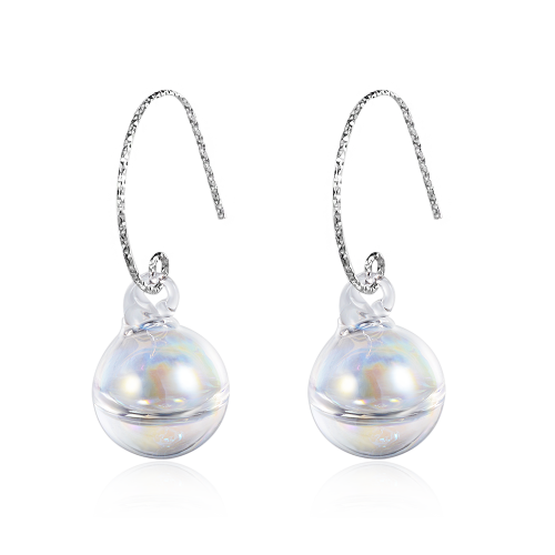 Glass beads earring XZE308