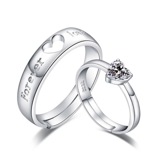 heart couple rings WHR83