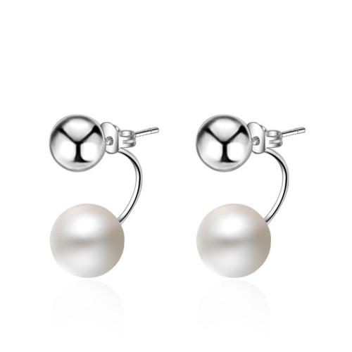 Double pearl earrings 202