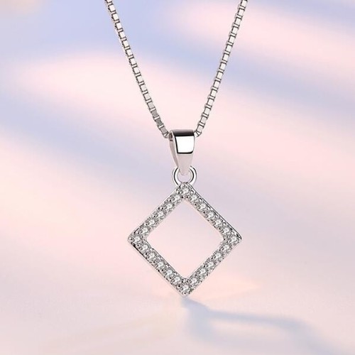 rhombus necklace 70