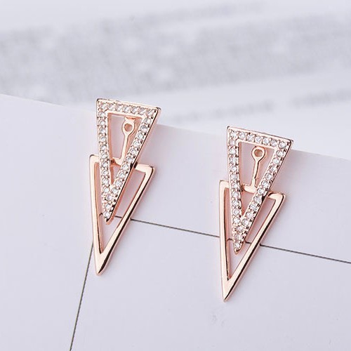 Triangle earrings XZE431a