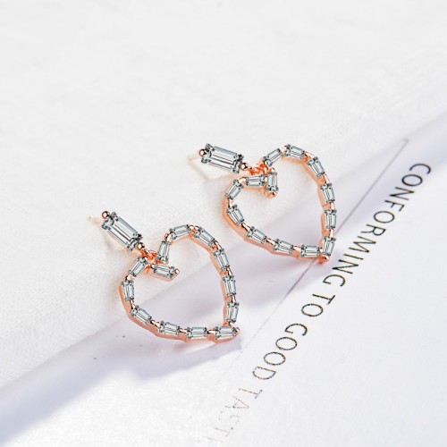 heart earrings XZE585a