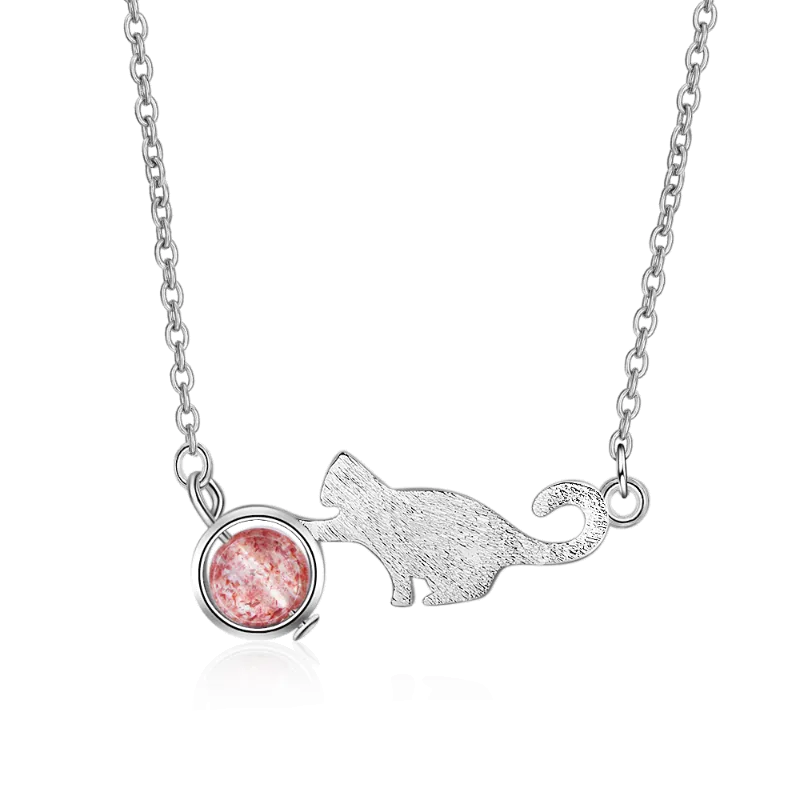 cat necklace XZA324