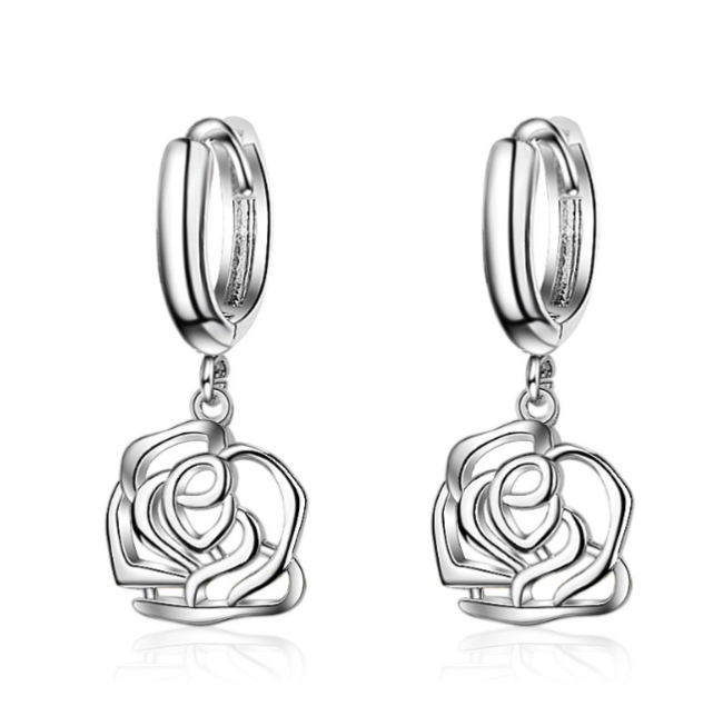 Rose earrings 281