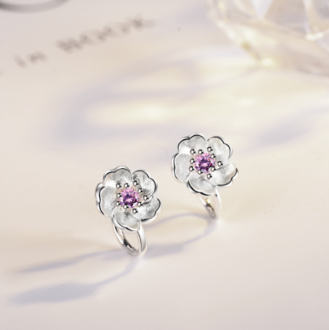 Cherry blossom earrings XZE288b