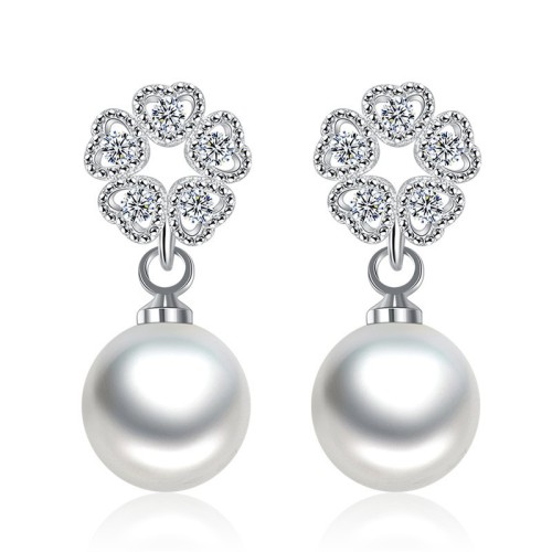heart pearl earrings wh 134