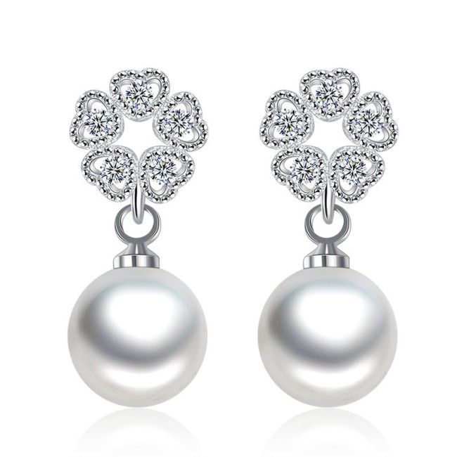 heart pearl earrings wh 134