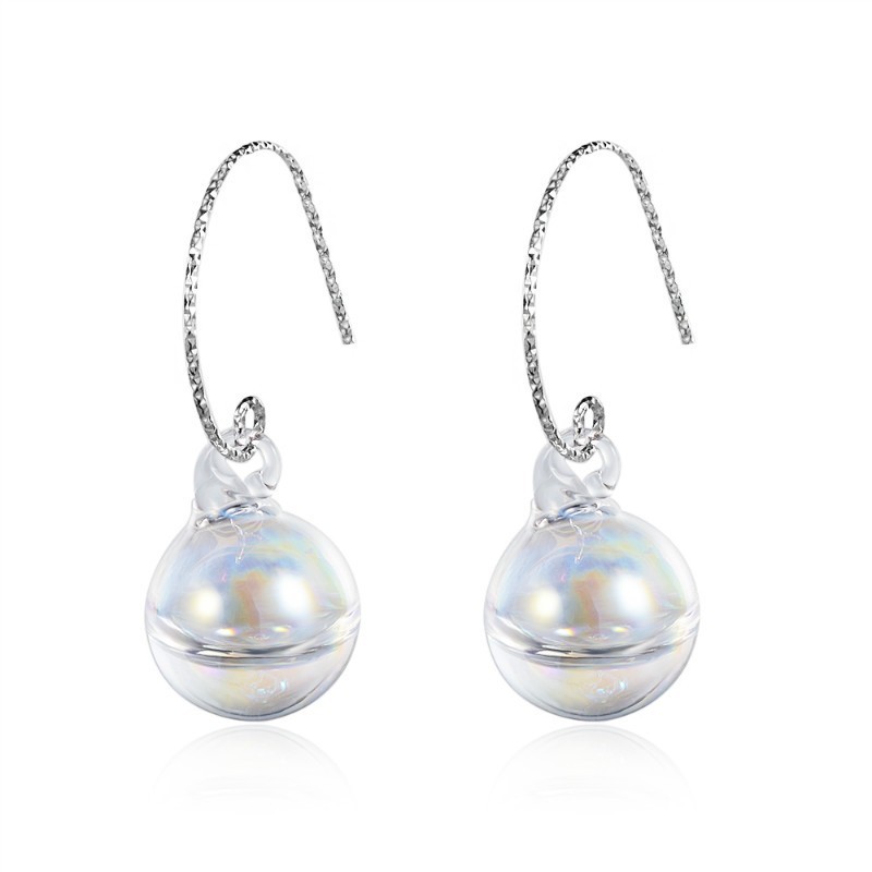 Glass ball earrings XZE308c