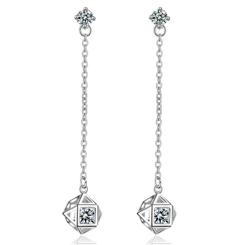 Geometric Rubik's Cube Earrings 708