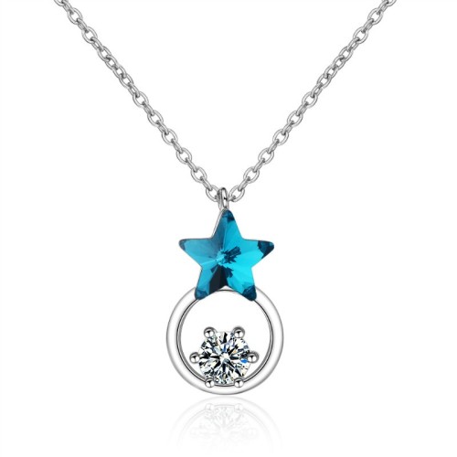 round star necklace 387