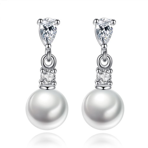 drop pearl earring wh 110