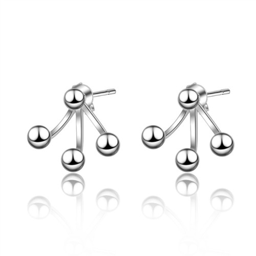 Asymmetric bead earrings XZE732