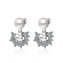 flower pearl earring 449