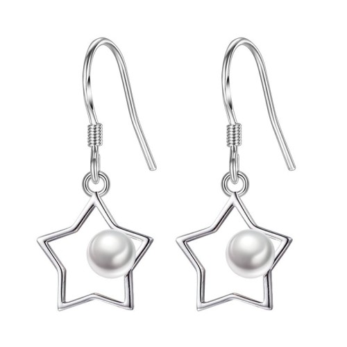 star pearl earring wh 121