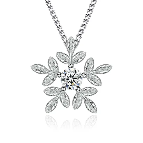 snowflake necklace 76