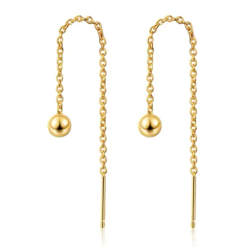 long round earring XZE367bb