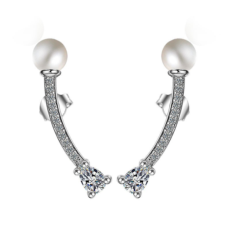 long pearl earring 446