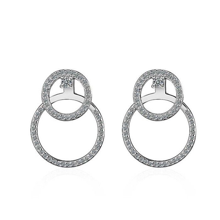 Round back earrings XZE419