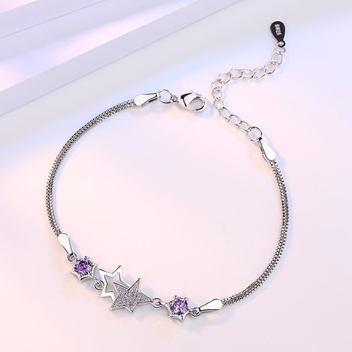 Five-pointed star bracelet wh 31