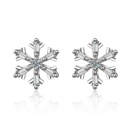 Snowflake earrings XZE727