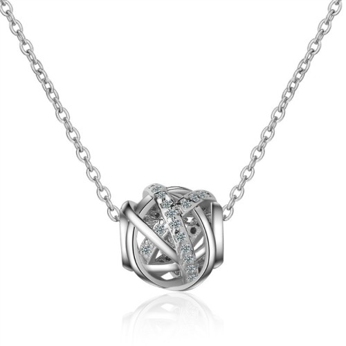 Transfer bead necklace XZA397