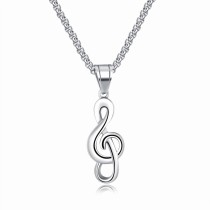 Music symbol necklace gb06171285