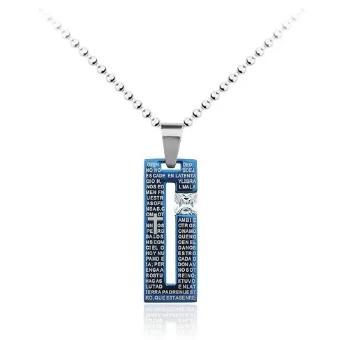 steel  necklace 1120226
