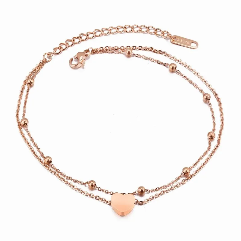 heart Bracelet anklet dual purpose gb0617039